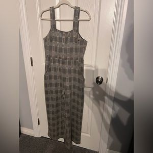 Free People Plaid Jumpsuit - Large
